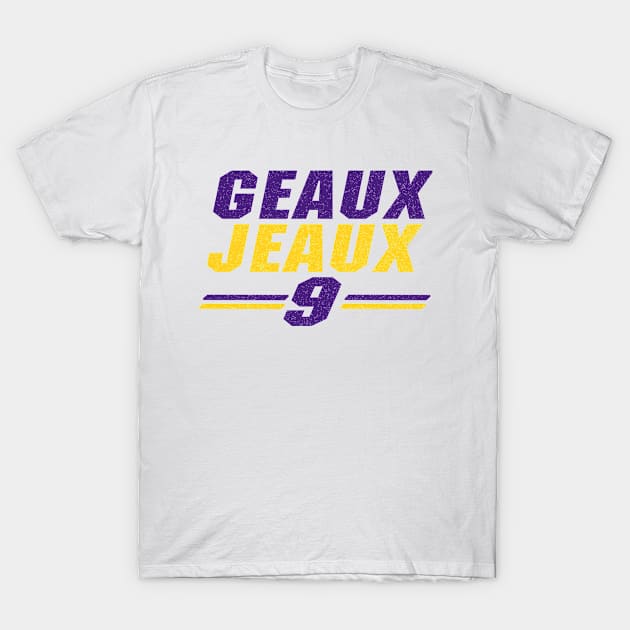 Joe Burreaux _GEAUX JEAUX_Shirt Go Tigers Shirt Joe Burrow vintage T-Shirt by Attia17